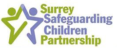 Logo for Surrey Safeguarding Children Partnership